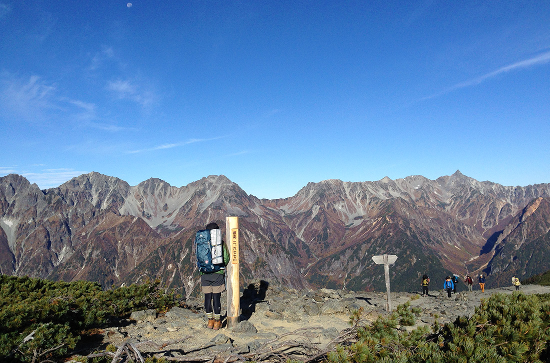 Panoramic views from Mt. Chogatake.